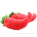 Cute-shape interactive plush sound red pepper cat toy